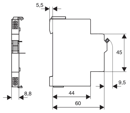 Додатковий контакт Schrack BM900001 1НО+1НЗ для BM/BO/BE - 5