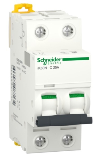 Автоматический выключатель Schneider Electric A9K24225 iK60 2P 25A C - 1