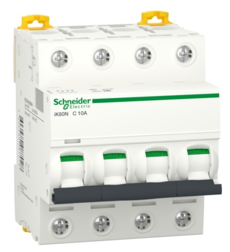 Автоматический выключатель Schneider Electric A9K24410 iK60 4P 10A C - 1
