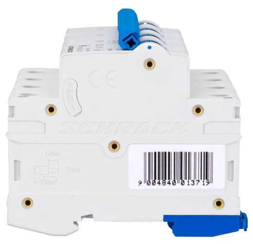 Автоматический выключатель Schrack AM617840 6кА 40А 3P+N х-ка C - 2