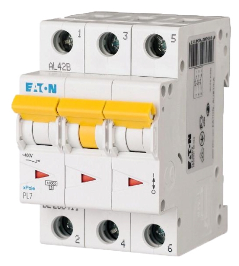 Автоматический выключатель Eaton Moeller PL7-D25/3 - 1