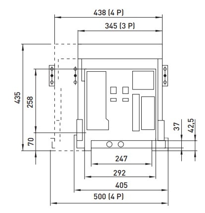 Воздушный автоматический выключатель E.Next e.industrial.acb.2000D.1000 400В 3Р с мотор-приводом и РН (i081125) - 7
