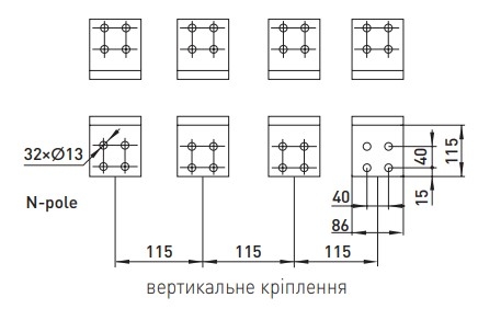 Повітряний автоматичний вимикач E.Next e.industrial.acb.3200F.2500 400В 3Р з мотор-приводом та РН (i081104) - 7