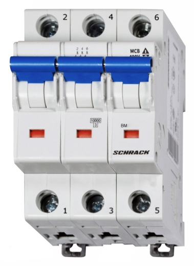 Автоматичний вимикач Schrack BM017350 10кА 50А 3P C - 1