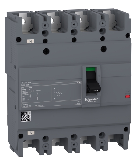 Автоматичний вимикач Schneider Electric EASYPACT EZC250N 4P3T 25кА 150А - 1