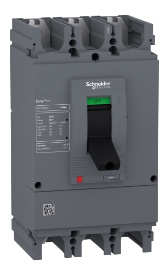 Автоматичний вимикач Schneider Electric EASYPACT EZC630N 3P3D 36кА 500А - 1