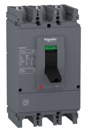 Автоматичний вимикач Schneider Electric EASYPACT EZC630N 3P3D 36кА 600А - 1