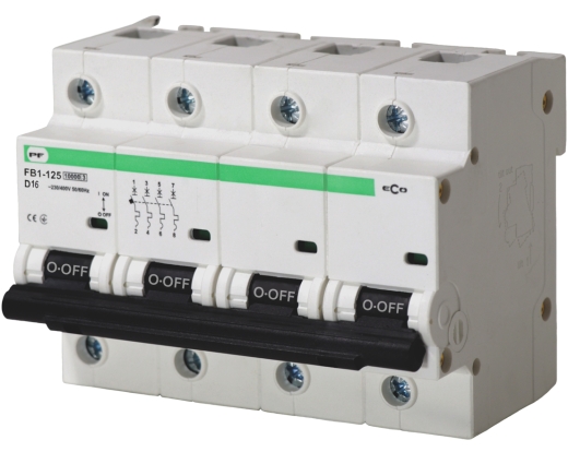 Електро-автомат Promfactor ECO FB1-125 4P D 16A 10кА (FB1D40016) - 1
