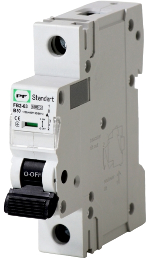 Електроавтомат Promfactor STANDART FB2-63 1P B 50A 6кА (FB2B1050) - 1