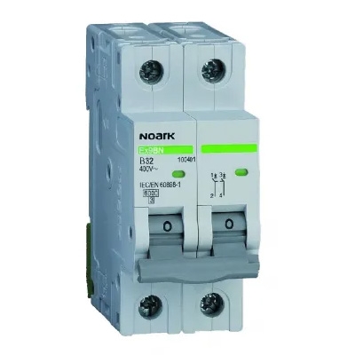 Автоматичний вимикач NOARK Ex9BN 2P B4 4А 6кА B (100033) - 1