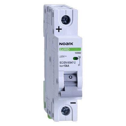 Автоматичний вимикач NOARK Ex9BS 1P B50 50А 4,5кА B (102039) - 1