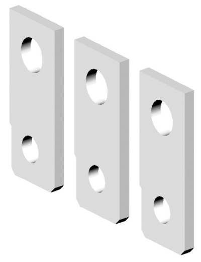 Переходники шинные ETI ZB2 630/3 Straight (4671223) - 1