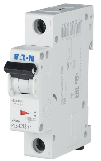 Автовыключатель Eaton PL6-C13/1 6кА 13A - 3