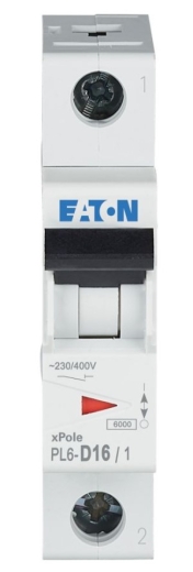 Автовыключатель Eaton PL6-D16/1 6кА 16A - 2