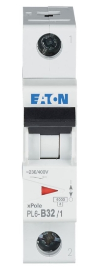 Автоматичний вимикач Eaton PL6-B32/1 6кА 32A - 2