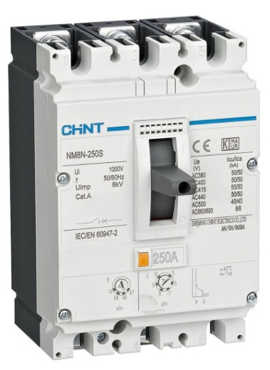 Корпусный автоматический выключатель Chint NM8N-250S TM 250 3P - 1
