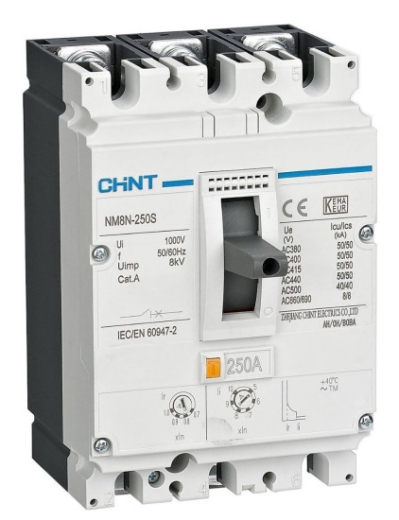 Корпусний автоматичний вимикач Chint NM8N-250S TM 160 3P - 1