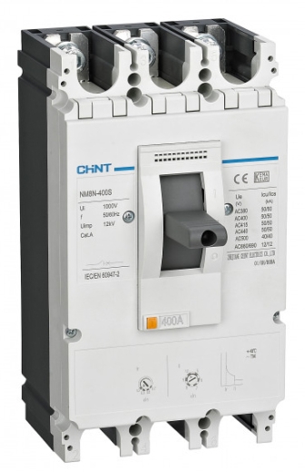 Корпусний автоматичний вимикач Chint NM8N-400S TM 400 3P - 1