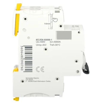 Автоматичний вимикач Schneider Electric iK60N C 10A 2P - 2