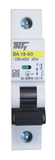Автоматический выключатель TNSy ВА18-60 1Р 50А 6кА C (TNSy5504724) - 3