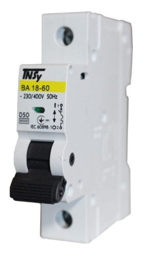 Автоматический выключатель TNSy ВА18-60 1Р 50А 6кА D (TNSy5504782) - 1