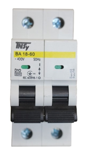 Автоматический выключатель TNSy ВА18-60 2Р 10А 6кА D (TNSy5504790) - 3