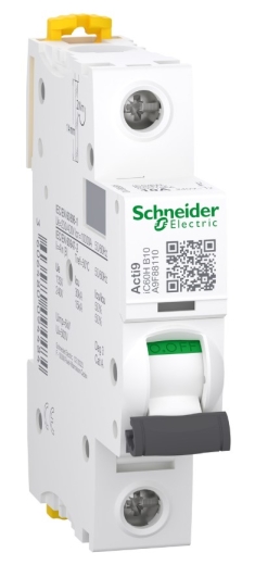 Автоматический выключатель Schneider Electric iC60H A9F88110 1P 10A B - 1