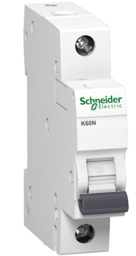 Автоматичний вимикач Schneider Electric K60N 1P 10A C 6кA (A9K02110) - 1