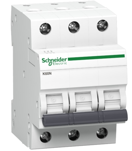 Автоматический выключатель Schneider Electric K60N 3P 10A C 6кA (A9K02310) - 1