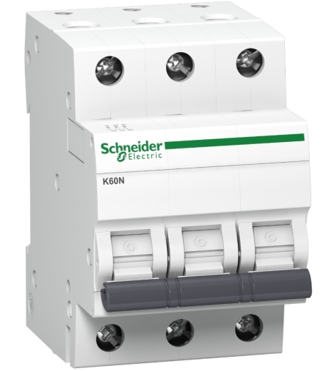 Автоматичний вимикач Schneider Electric K60N 3P 6A C 6кA (A9K02306) - 1
