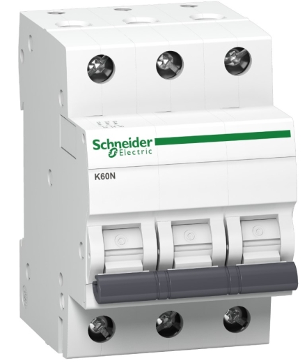 Автоматичний вимикач Schneider Electric K60N 3P 16A C 6кA (A9K02316) - 1