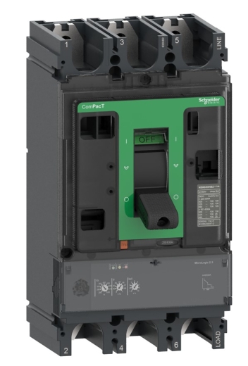 Автоматический выключатель Schneider Electric C63F32D630 COMPACT NSX630F 36kA 3P3D 630A с расцепителем Micrologic 2.3 - 1