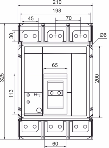 Автоматичний вимикач Promfactor FMC7E 3P 1000A 80кА (FMC7E1000) - 3