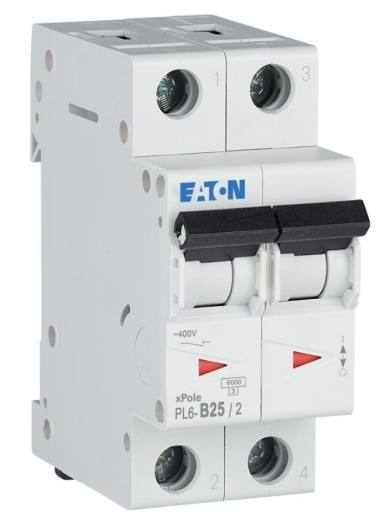 Автомат електроживлення Eaton PL6-B25/2 - 1