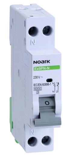 Автоматический выключатель NOARK Ex9PN-N 6kA C 16A 1+N (101617) - 1