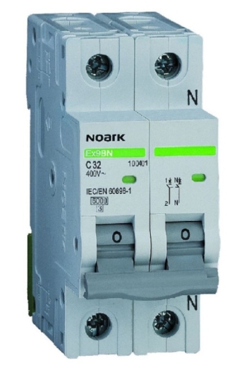 Автоматический выключатель NOARK Ex9BN 1PN B16 16А 6кА B 1P+N (100023) - 1