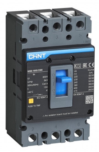 Автоматический выключатель Chint NXM-160S/3300 80A (146337) - 1