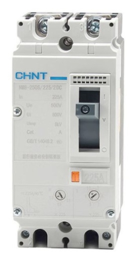 Автоматичний вимикач в литому корпусі Chint NM8NDC-250C TM 125 2P DC500В - 1
