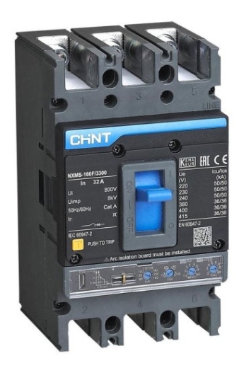 Корпусний автоматичний вимикач Chint NXMS-160F 32A (264744) - 1