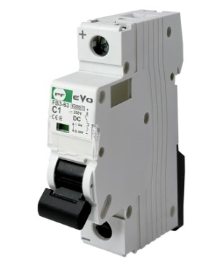 Автоматичний вимикач Promfactor FB3-63 DC 250В 1P C 1A 10kA EVO (FB3DC1101) - 1