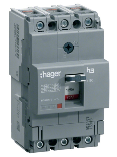 Автоматический выключатель Hager x160, In=63А, 3п, 40kA - 1
