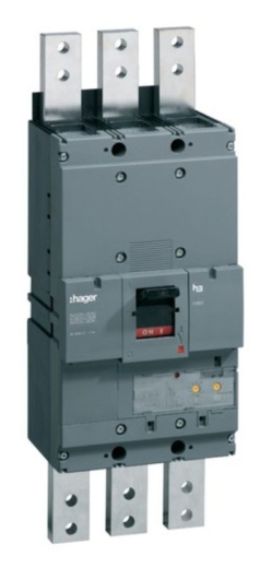 Автомат Hager h1600, In=1250А, 3п, 50kA, LSI - 1