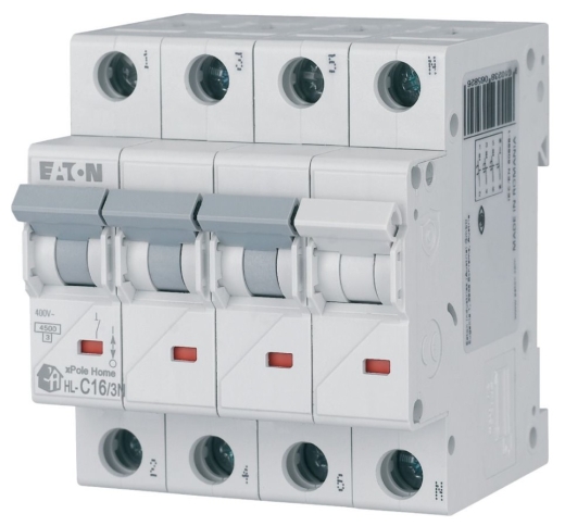 Автоматический выключатель Eaton Moeller HL-C16/3N - 1