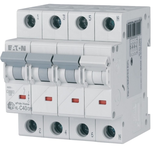 Автоматический выключатель Eaton Moeller HL-C40/3N - 1