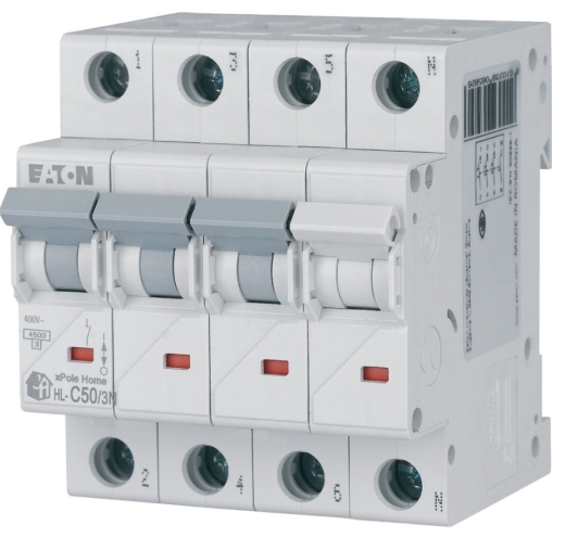 Автоматический выключатель Eaton Moeller HL-C50/3N - 1