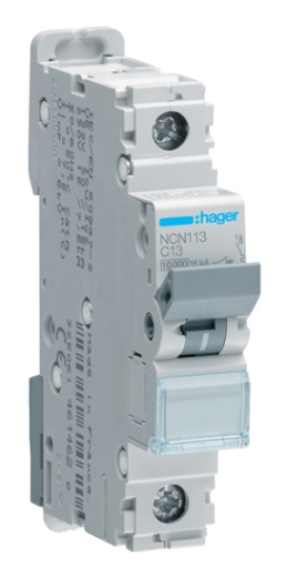 Автоматичний вимикач NCN113 (1р, С, 13А) Hager - 1