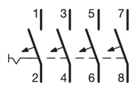 Автоматический выключатель NCN463 (4р,С,63А) Hager - 2