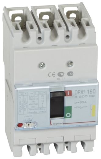Вводный автомат DPX³ 160 3п 63А 16кА, Legrand - 1