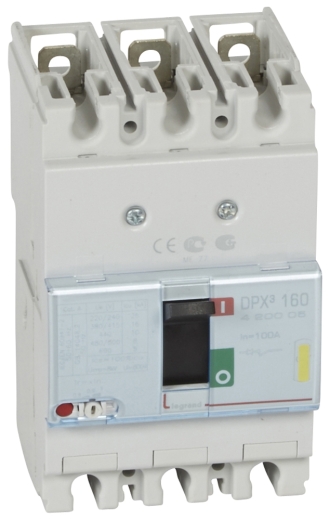 Захисний вимикач DPX³ 160 3п 100А 16кА, Legrand - 1