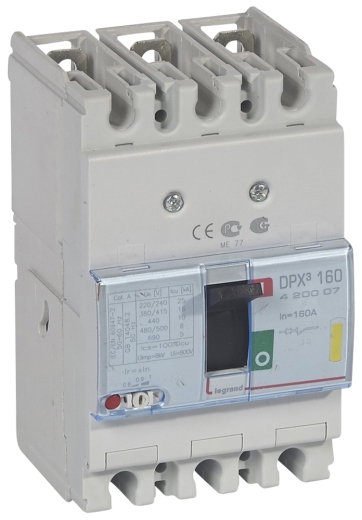 Выключатель автоматический DPX³ 160 3п 160А 16кА, Legrand - 1